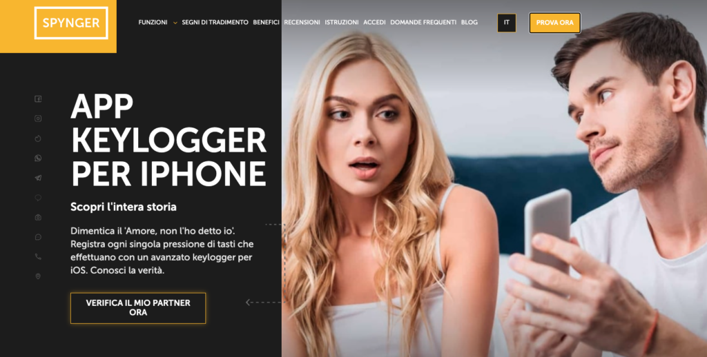 spynger keylogger per iphone