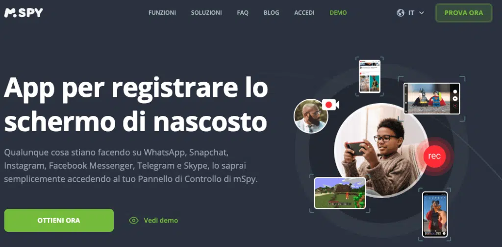 app per registrare lo schermo di nascosto