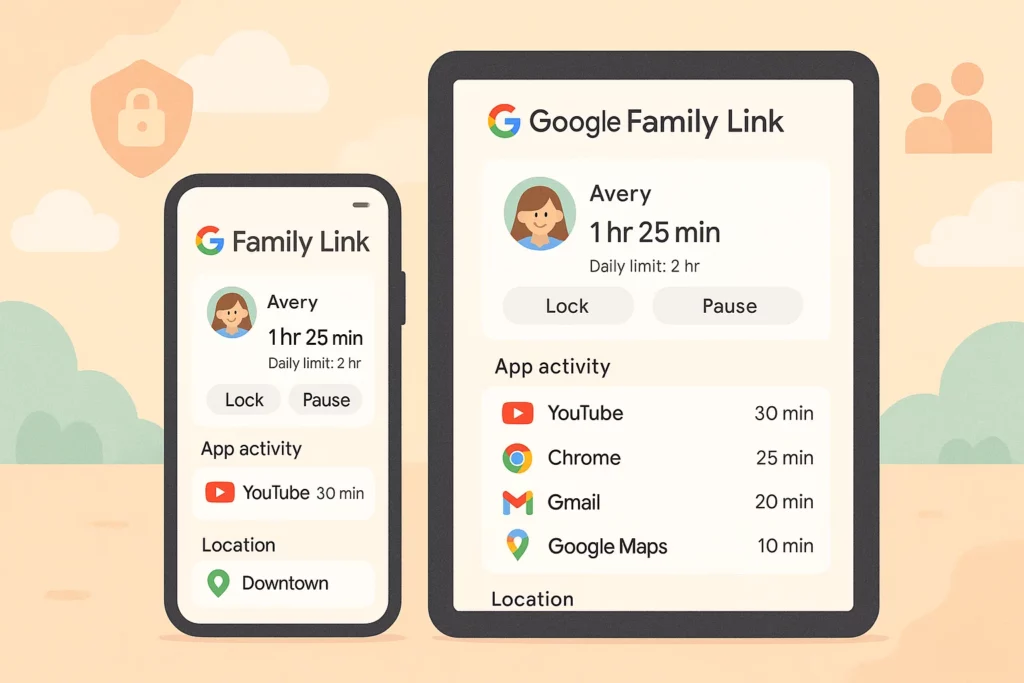 come funziona family link